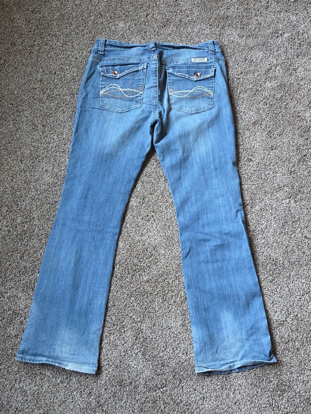 Cowgirl Tuff Light Blue Flare Jeans